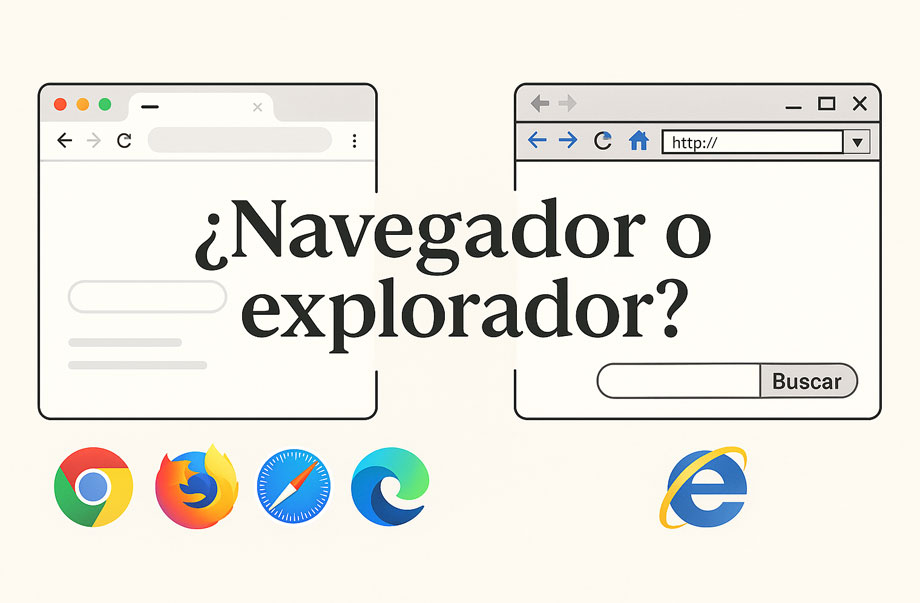 Qué es un navegador internet y por qué no deberías decir explorador